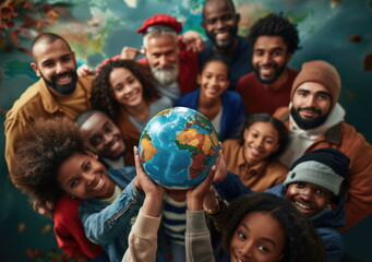 World Population Day: Celebrating the diversity of humanity united under the embrace of the globe with people of different nationalities