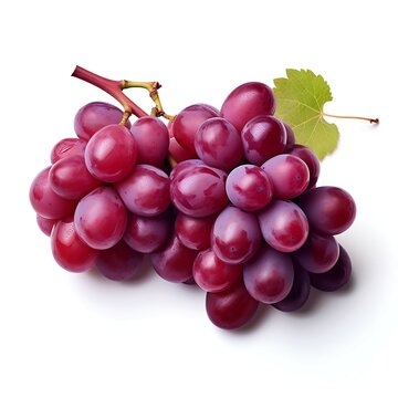 Grapes fruit isolated on white background