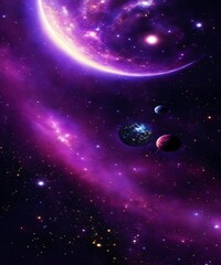 Wall Mural - planet in space