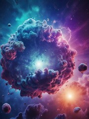 Wall Mural - background with space