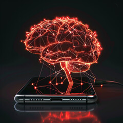mobile phone brain network connection