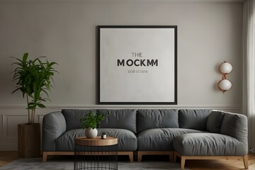 Wall Mural - modern living room