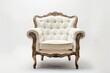 © stardadw007 - Realistic photograph of a complete Chair,solid stark white background, focused lighting