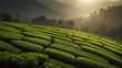 © Iqbal - beauty landscape tea tree in farm with sunshine