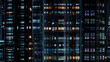 © Desinger - Glossy and artistic neon light effect urban landscapes of modern towering cities and Skyscrapers or Artistic textures and futuristic townscapes ai generative