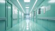 © pkproject - Empty Bright Corridor of Modern Medical Facility Inviting Patients for Care