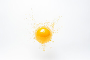 Wall Mural - Orange Juice Splash