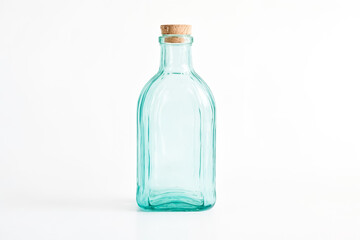 Poster - Empty Glass Bottle With Cork Stopper