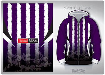 Vector sports shirt background image.purple white coloring pattern design, illustration, textile background for sports long sleeve hoodie, jersey hoodie