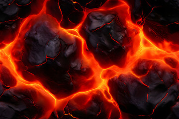 Wall Mural - fire flames on black. fire burning in a fireplace . fire burning in different style set in one frame.