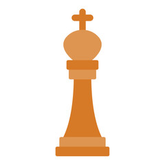 Wall Mural - chess pawn king icon 