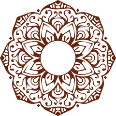 Beautiful mandala art, vector mandala design