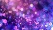 © Popelniushka - Bright Bokeh. Abstract purple light defocus background with Christmas glistering