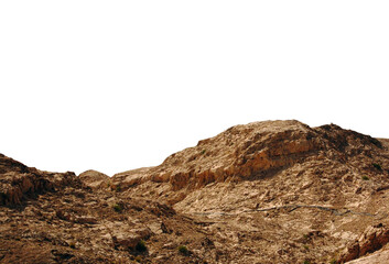 Wall Mural - soil isolated on white background