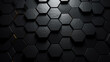 © lisssbetha - Abstract background with black hexagons