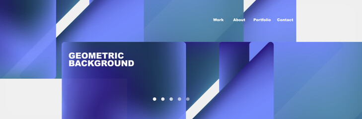 Triangle minimal web site page background design. Vector Illustration For Wallpaper, Banner, Background, Card, Book Illustration, landing page