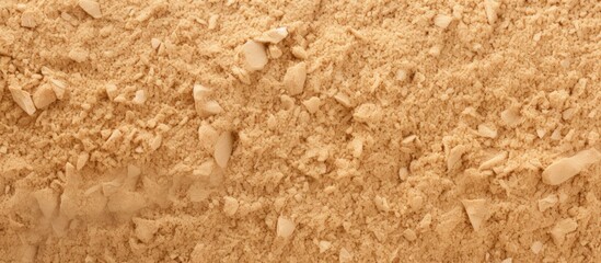 Canvas Print - Detailed close up image of sand on the floor providing a backdrop with copy space image