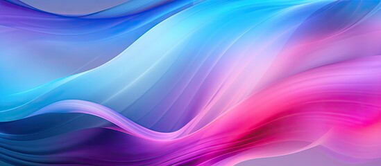 Poster - Abstract multicolor blur with blue pink and purple hues perfect as a background pattern or wallpaper This raster design is a cool choice for websites with ample copy space image