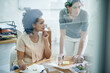 © peopleimages.com - Business woman, office and planning for project, collaboration and teamwork for discussion. Team, brainstorm and coordinate for meeting, agreement and partnership with people for work assignment