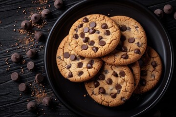 Wall Mural - Various crumbl cookies professional advertising food photography