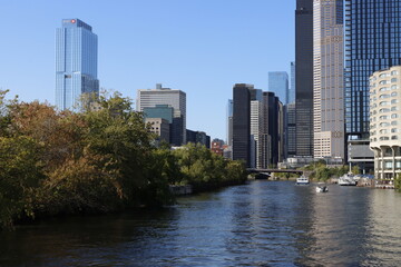 Poster - Architecture in the downtown of Chicago, Illinois