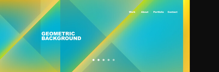 Triangle minimal web site page background design. Vector Illustration For Wallpaper, Banner, Background, Card, Book Illustration, landing page