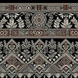 © MDSAIDE - Abstract Geometric Embroidery Design  Modern Patterns for Creative Projects  Microstock Image