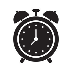  Clock icon vector illustration on white background