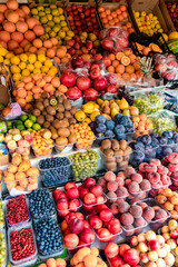 Wall Mural - Fruits Market. Healthy natural food concept