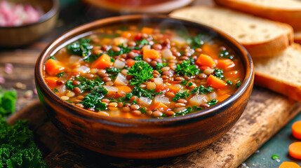 Sticker - Wholesome Vegan Soup. Vegetable Dinner