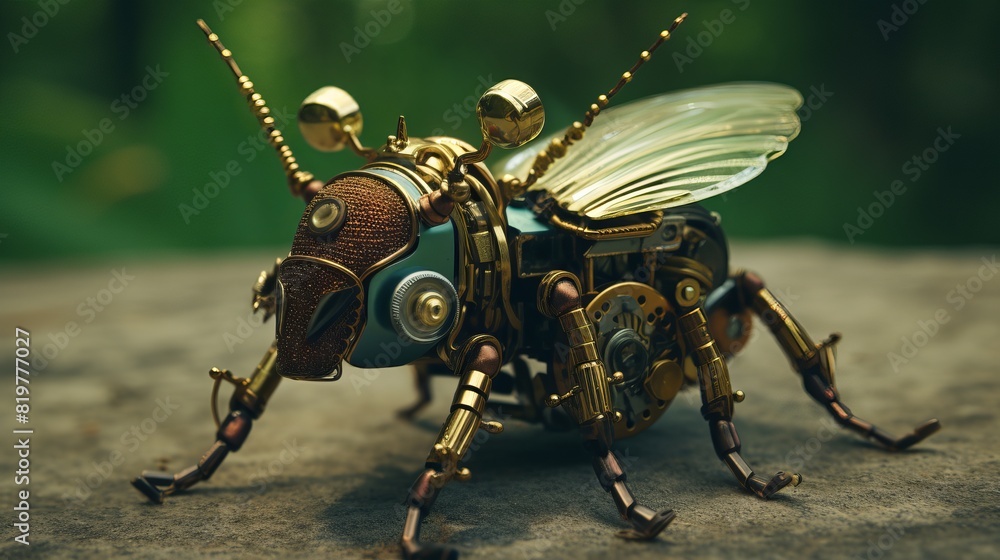 Nano Insect Detailed designed spy insect showing the power of nano technology and ...