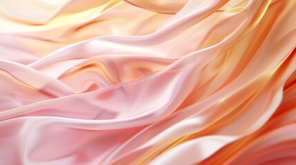 Poster - Fashion smooth elegant flying cloth. Abstract 3D art background.