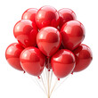 © MrQ - balloon red group on transparent background