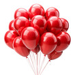© MrQ - balloon red group on transparent background
