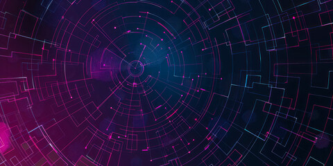Wall Mural - Digital background, technology, circuit