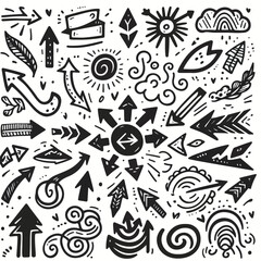 Wall Mural - Set of Hand drawn vector Design 