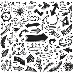 Set of Hand drawn vector Design 