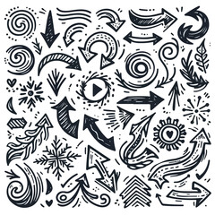 Wall Mural - Set of Hand drawn vector Design 