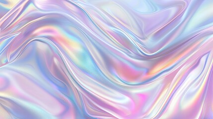 Wall Mural - Dynamic Abstract Holographic Pattern Background