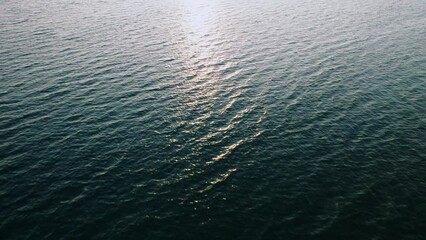 Wall Mural - Evening sea and waves at Ao Nang, Krabi