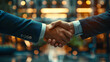 © Desinage - handshake between two professionals