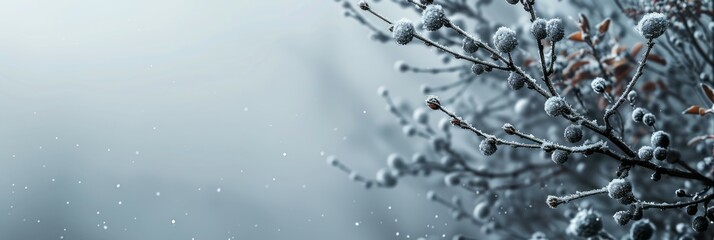 a black and white tree branch extending against a clear sky
