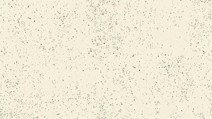 Minimalistic blank kraft paper background. Beige grain texture with small grunge noise and dots. Classic simple pattern. Vintage ecru rice paper.