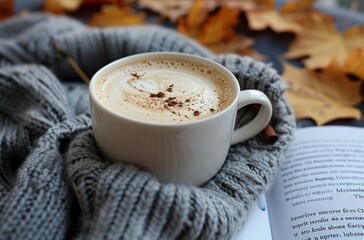 Sticker - Coffee Cup on Book