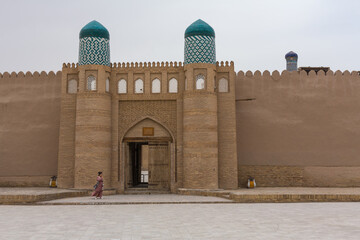 Wall Mural - Konya Ark (Old Fortress) is the citadel in the Itchan Kala