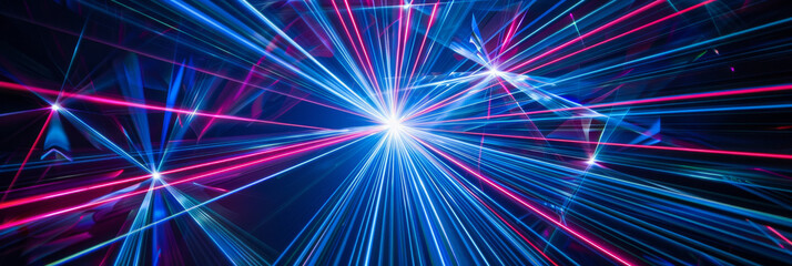 Wall Mural - a colorful a light show with blue, red, and purple lights