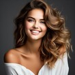 © Hesen - white background smile look camera