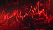 © kinza - Background of an abstract digital chart, red stock market graph, bankruptcies, losses, and recessions in the financial sector, as well as economic crashes and crises