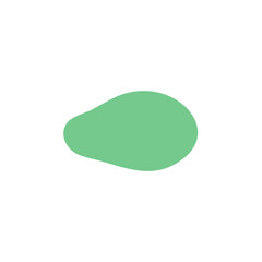 Wall Mural - Green blob Form 