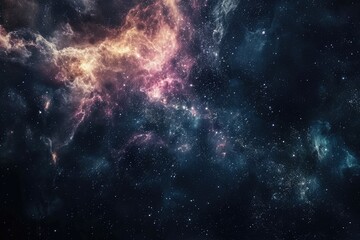 beautiful galaxy background with vibrant colors
